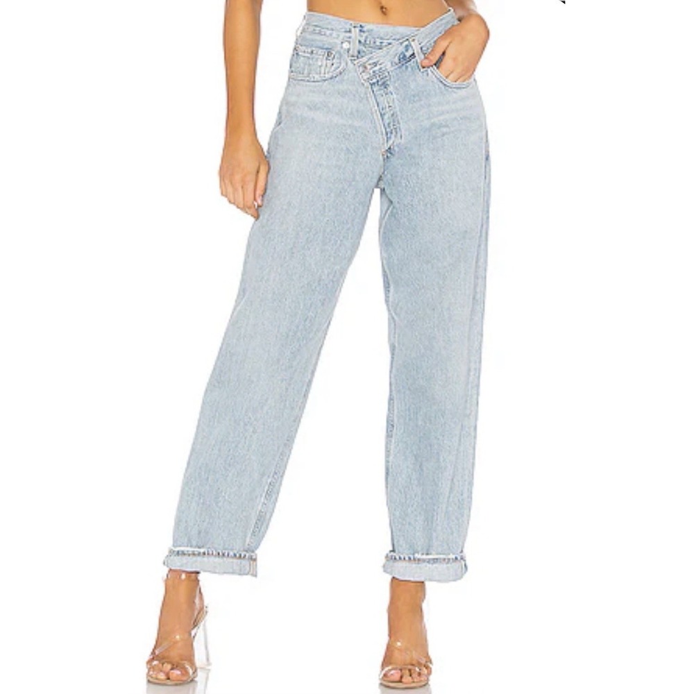Agolde Criss Cross Upsized Jean in Suburbia Size 26 - Picture 1 of 9